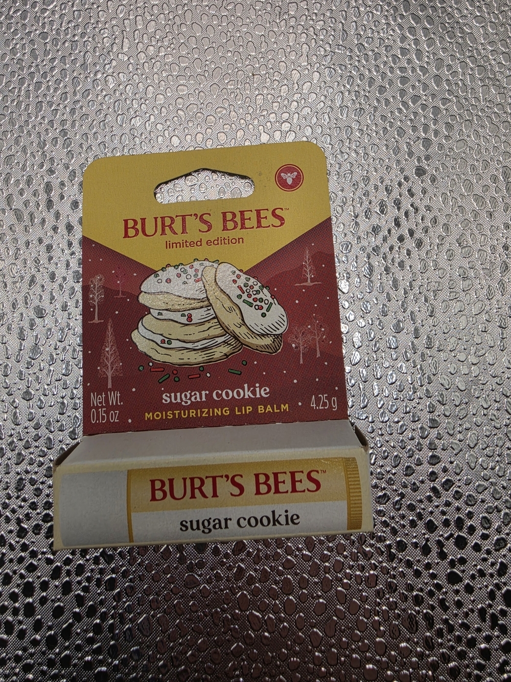 Burt's Bees Sugar Cookie Moisturizing Lip Balm - White/Yellow Packaging